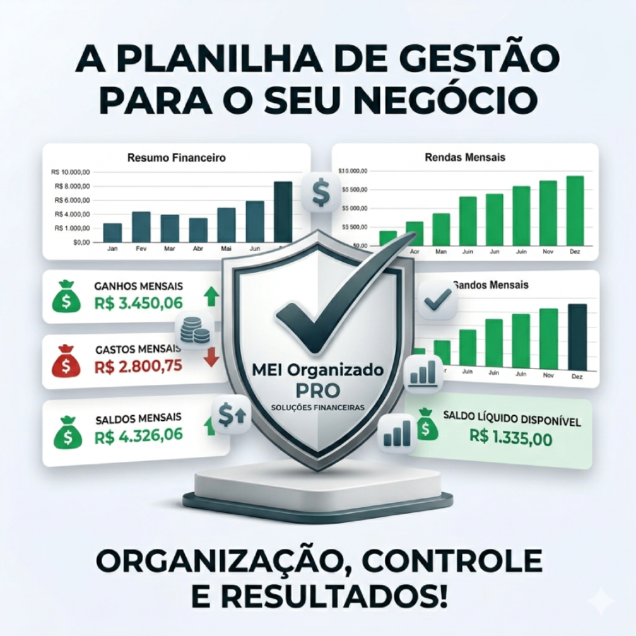 Planilha MEI Organizado PRO
